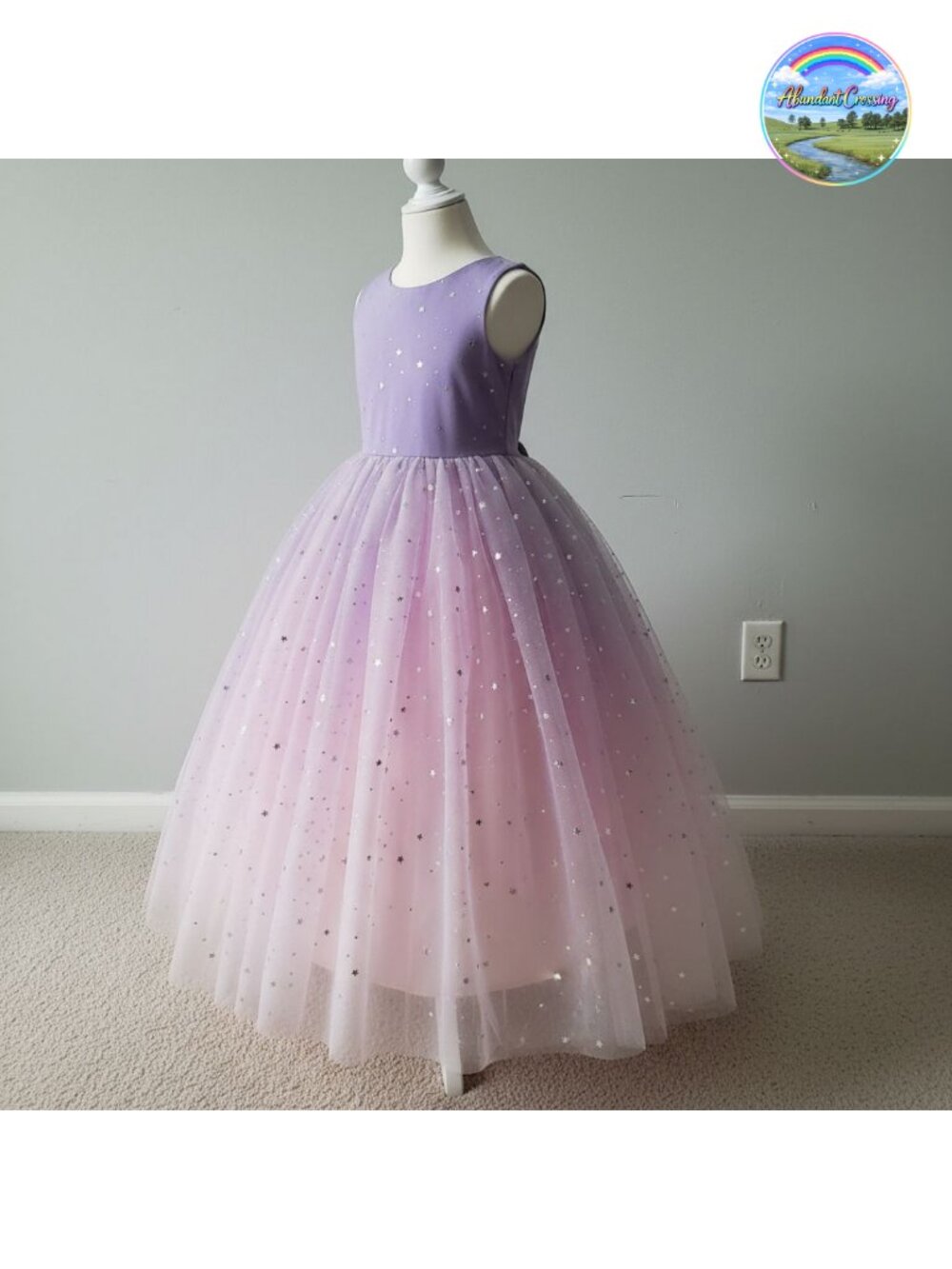 Girls Tulle Dress Bridesmaid Sparkle Wedding Pageant Princess Birthday Party